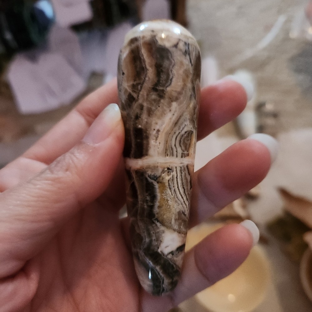 Chocolate Calcite Wand